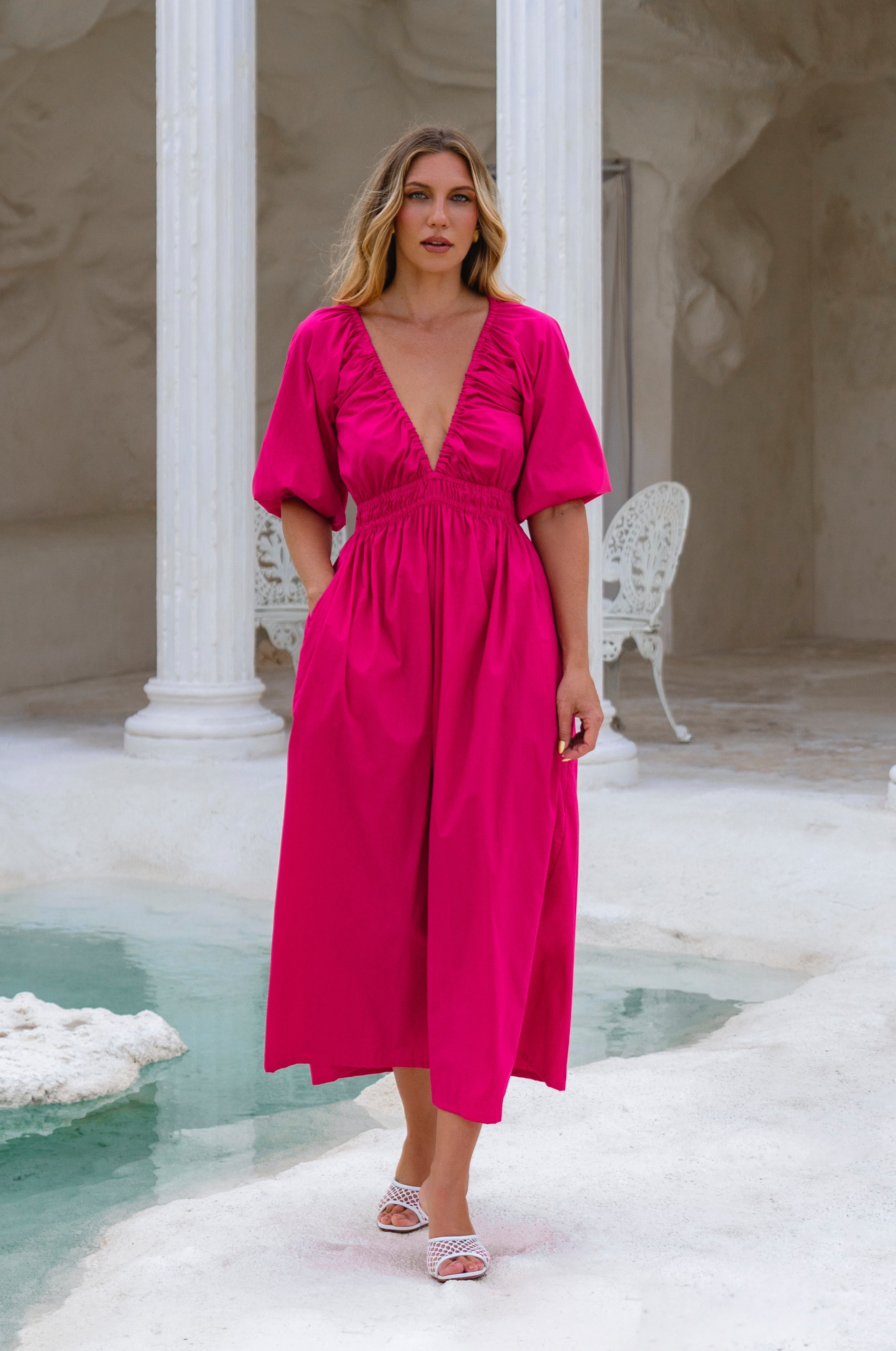 Kezas Cotton Maxi Dress