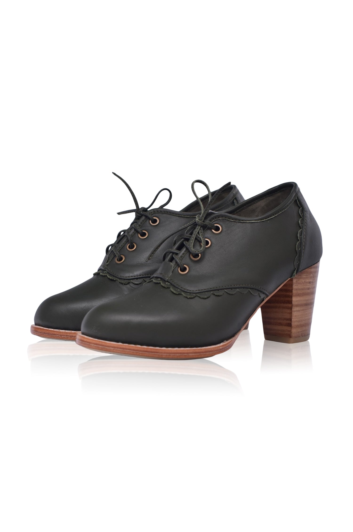 Lace Oxford Heels-6