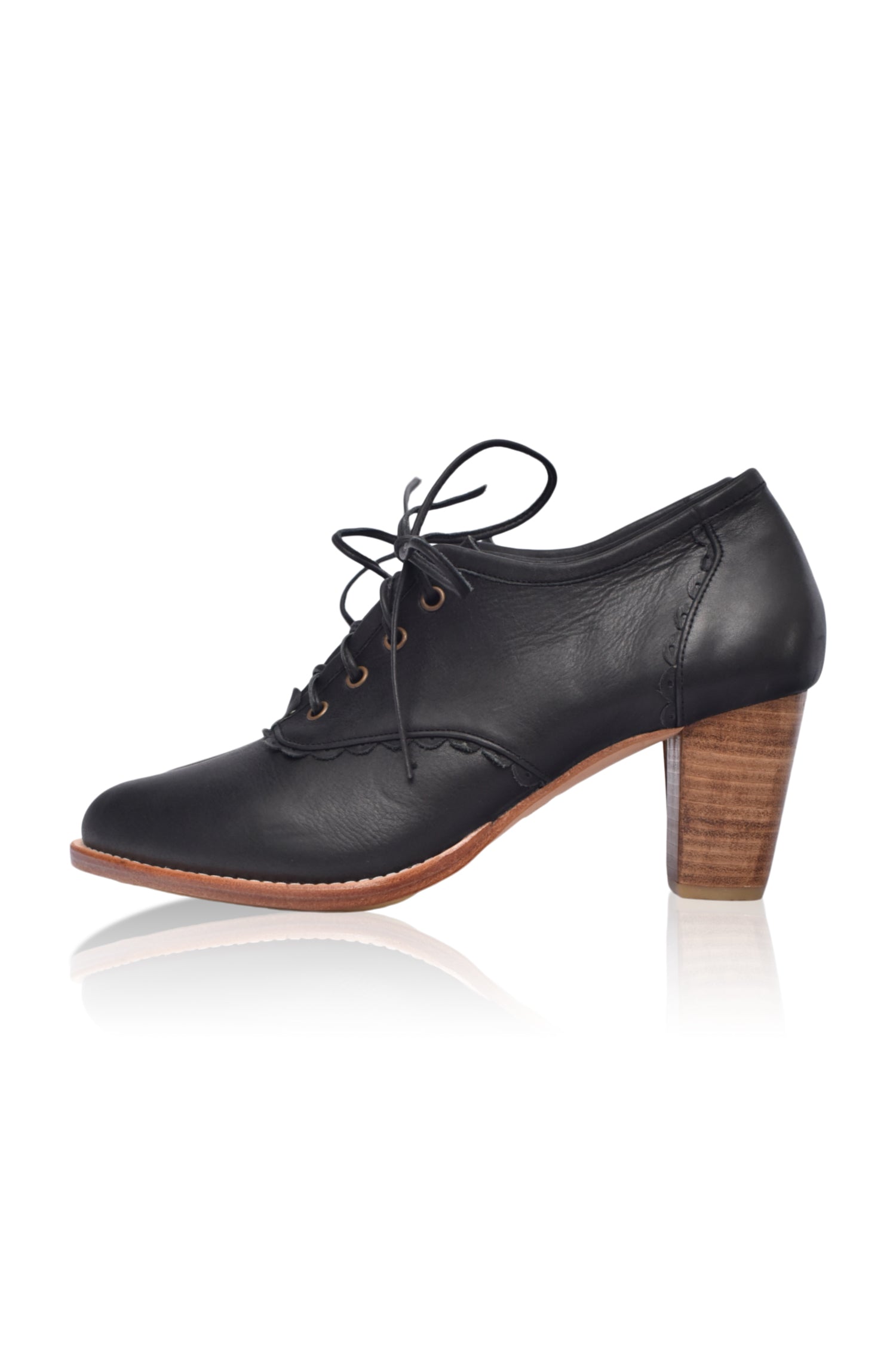 Lace Oxford Heels-0