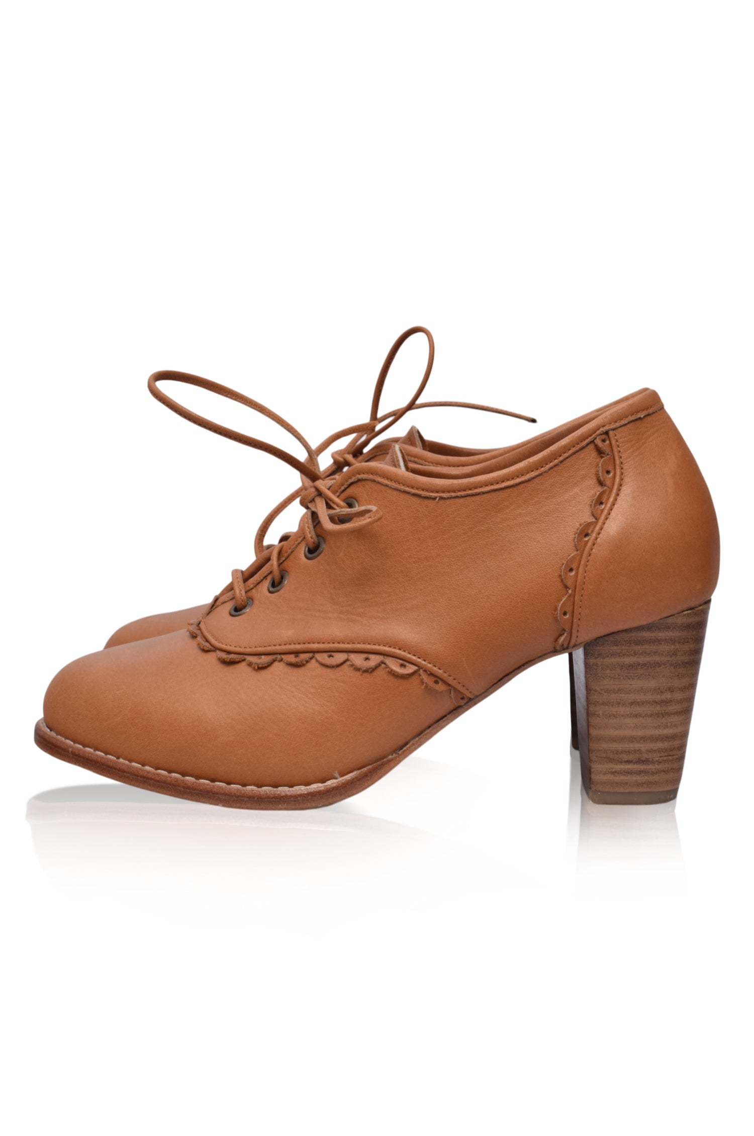 Lace Oxford Heels-5