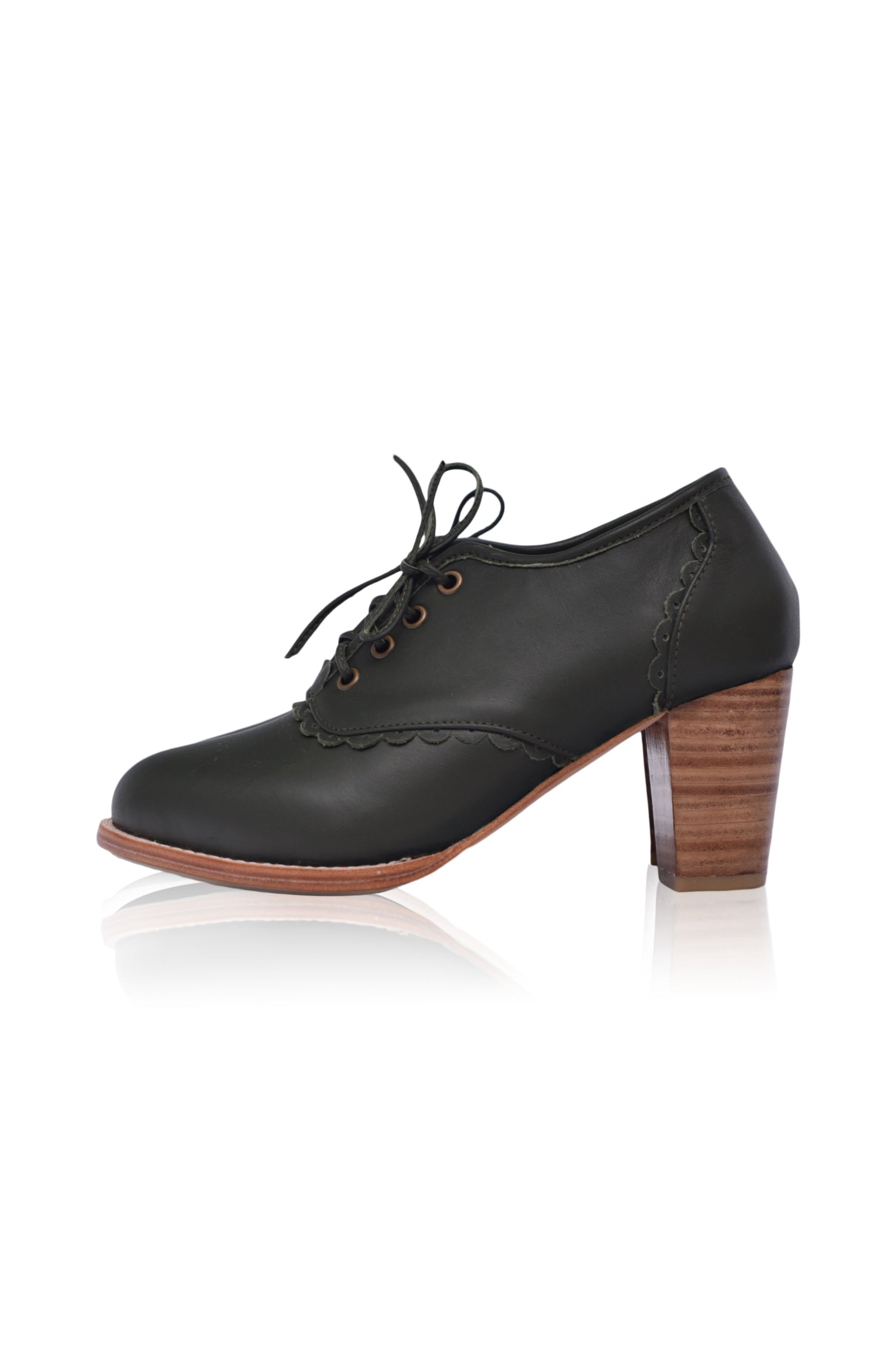 Lace Oxford Heels-1