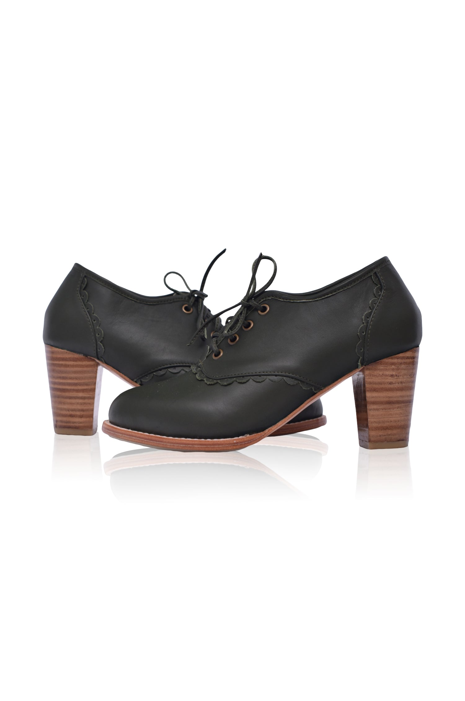 Lace Oxford Heels-2
