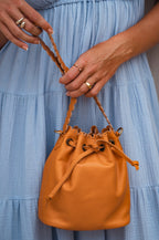 Luisa Scalloped Bucket Bag-0