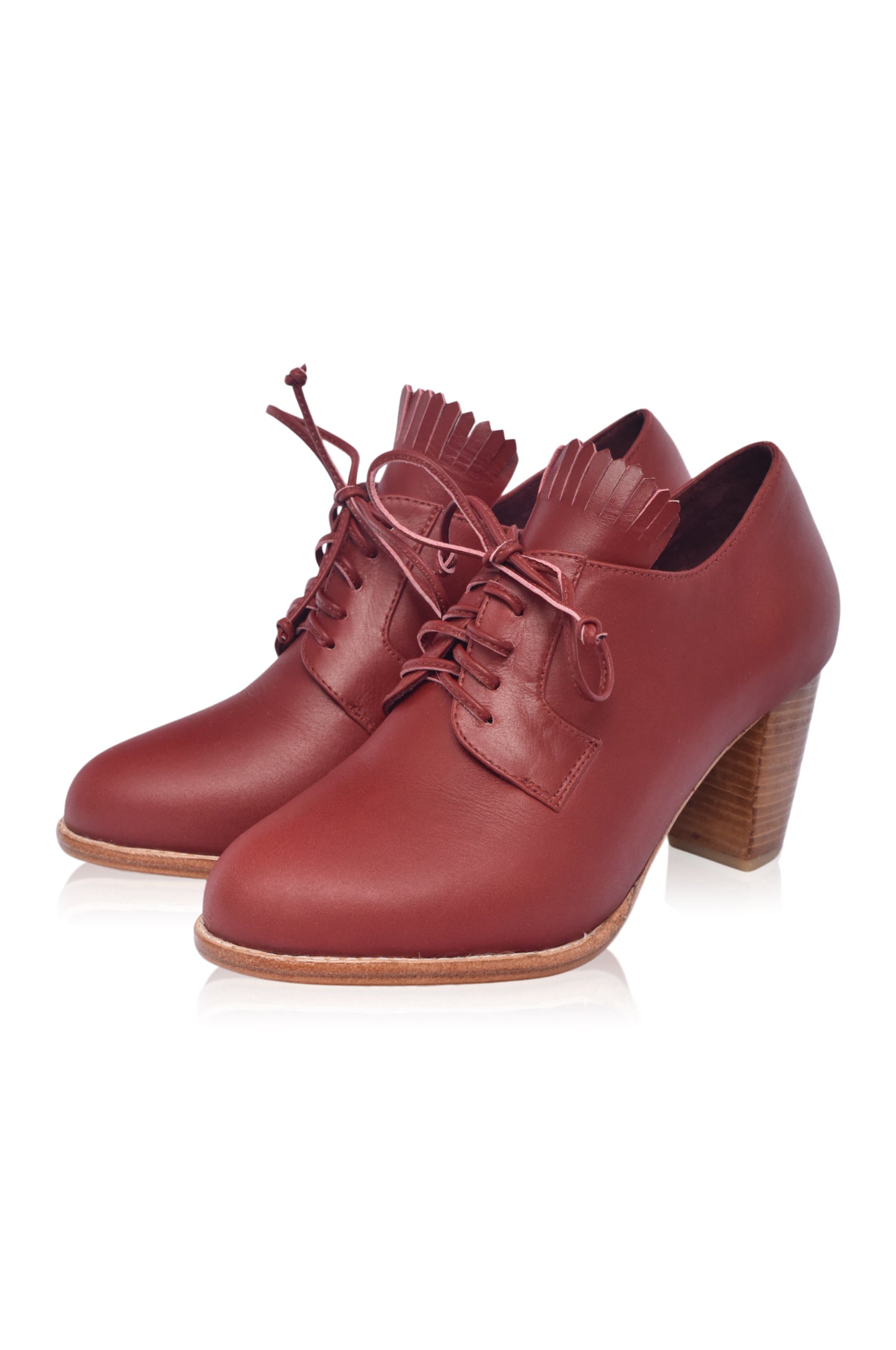 Lyon Lace-up Leather Oxfords-2