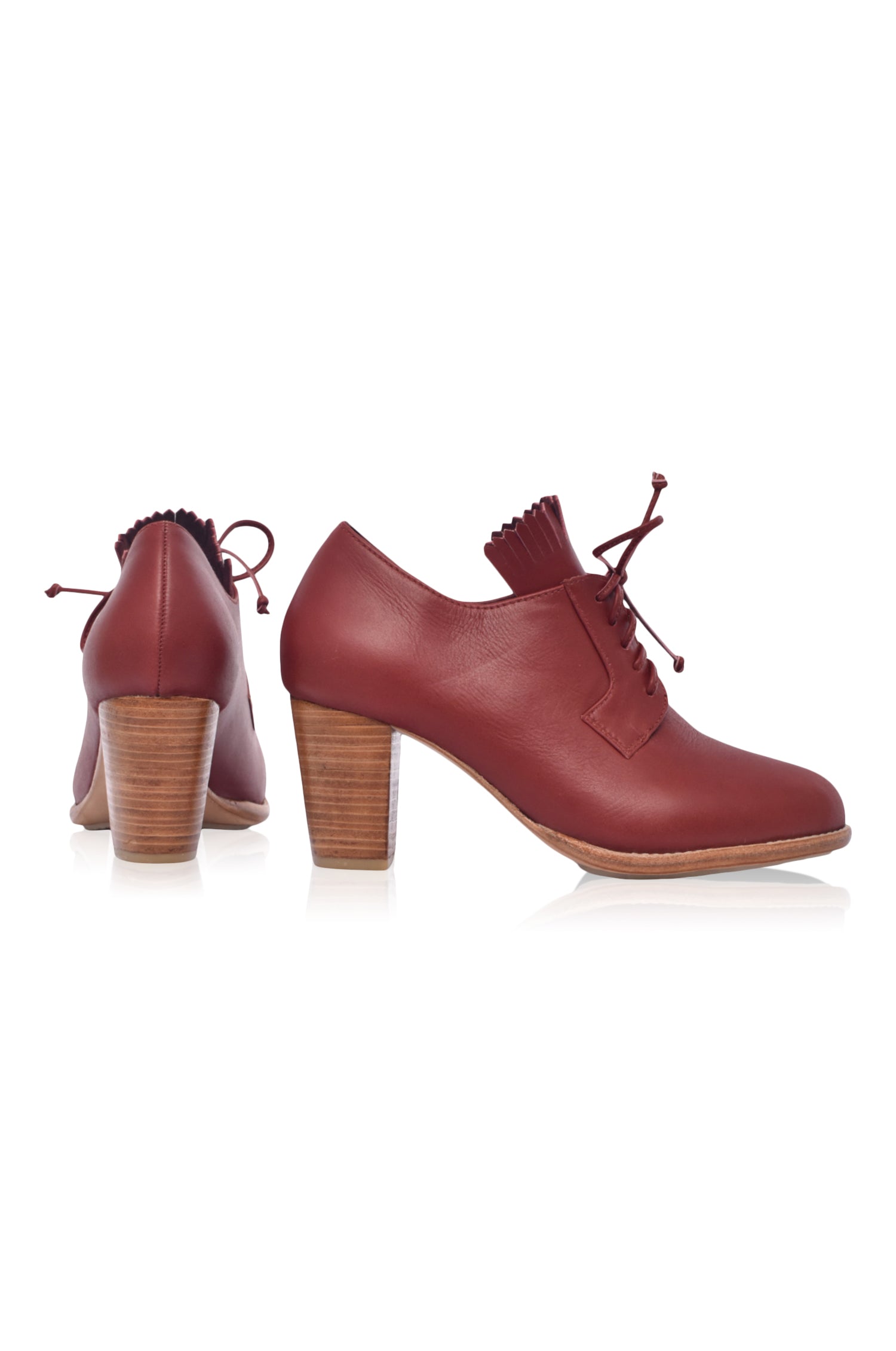 Lyon Lace-up Leather Oxfords-3