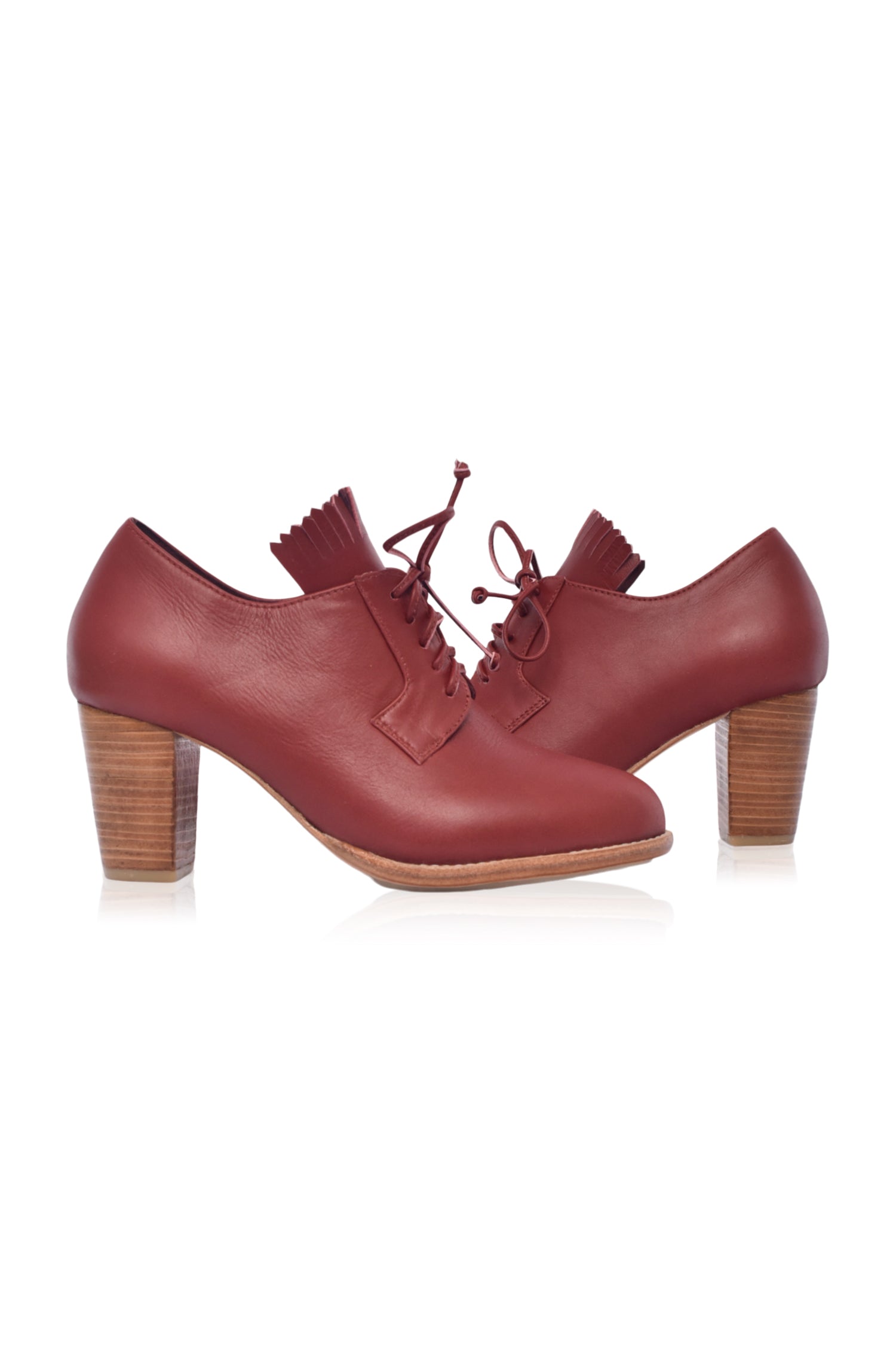 Lyon Lace-up Leather Oxfords-4