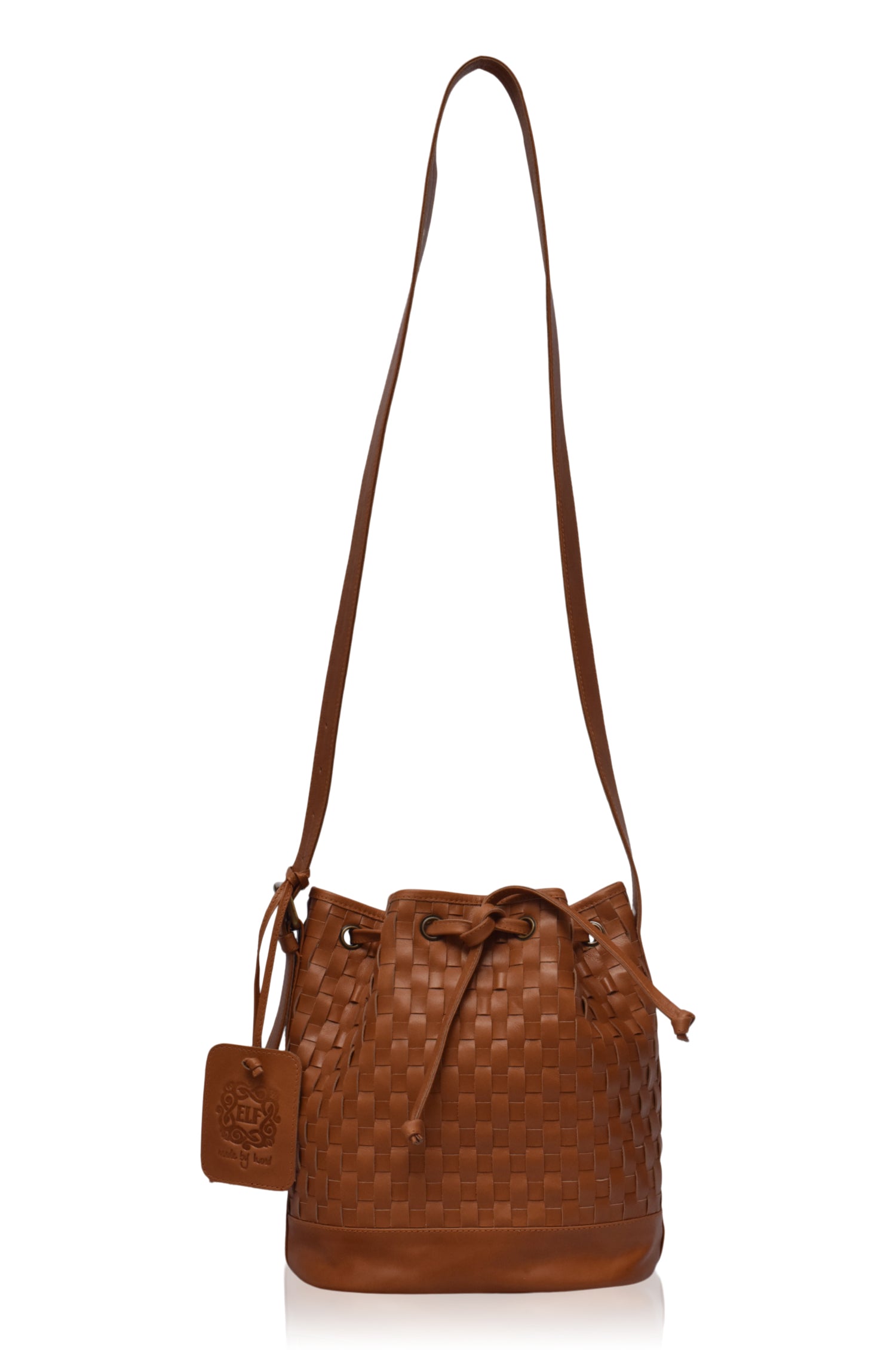 Margo Woven Drawstring Bag-1