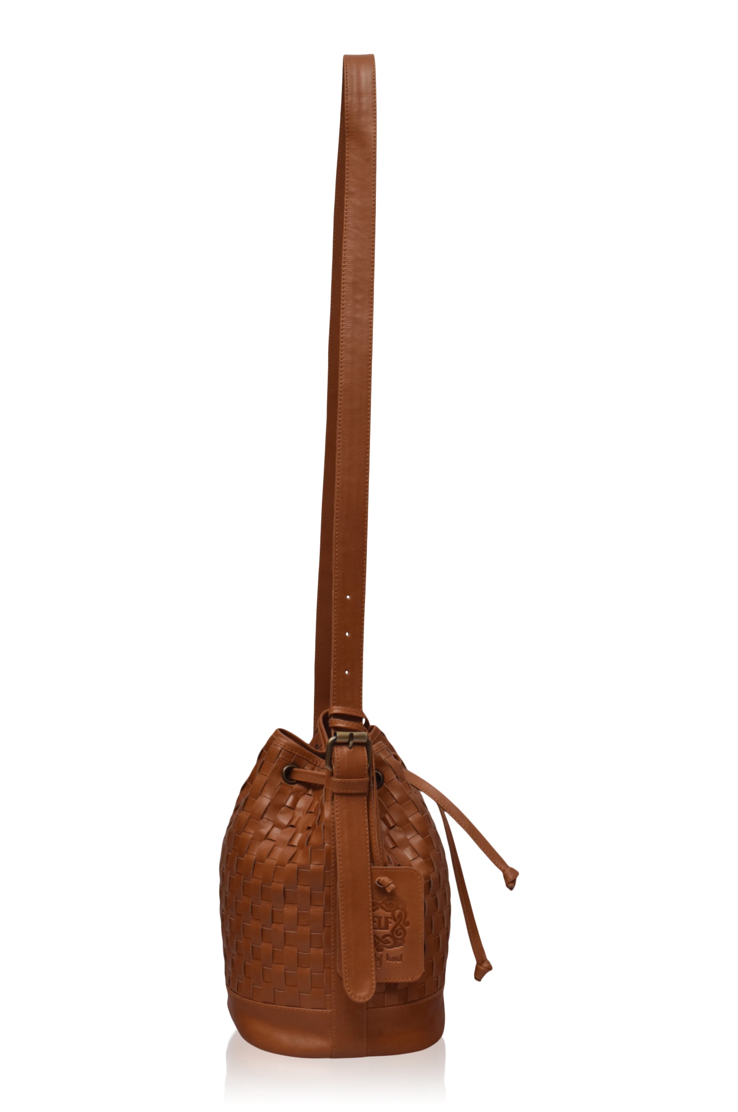 Margo Woven Drawstring Bag-4