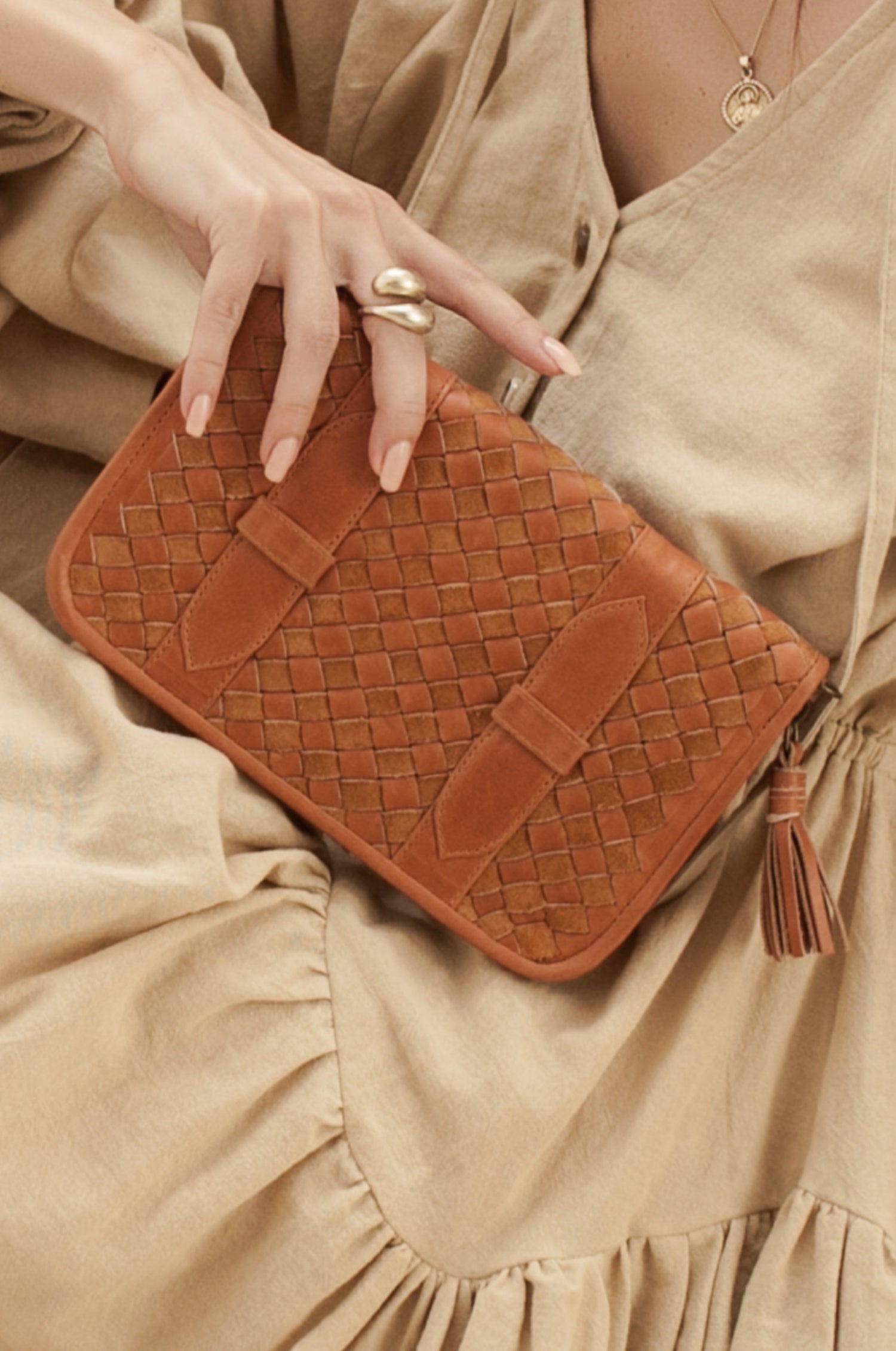 Mexico Woven Leather Wallet-0