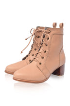 Mon Reve Leather Ankle Booties-3