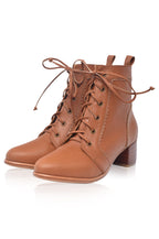 Mon Reve Leather Ankle Booties (Sz. 12.5)
