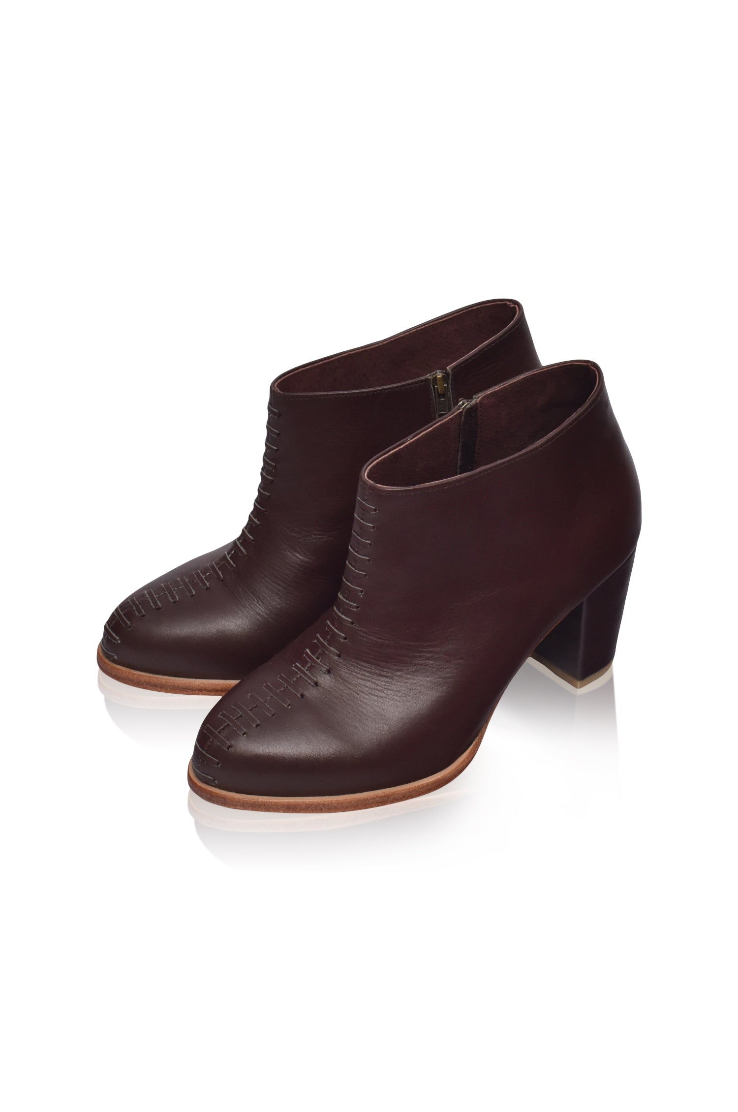 Monte Carlo Leather Booties-3