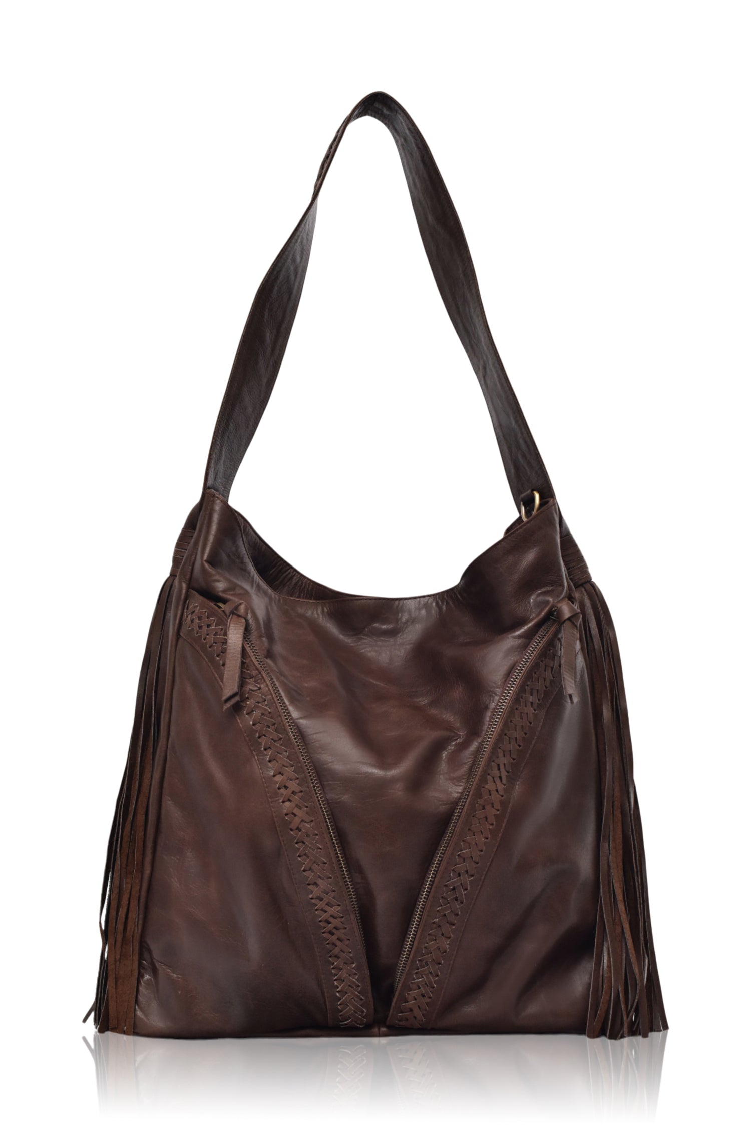 Nomad Tassel Leather Bag-5