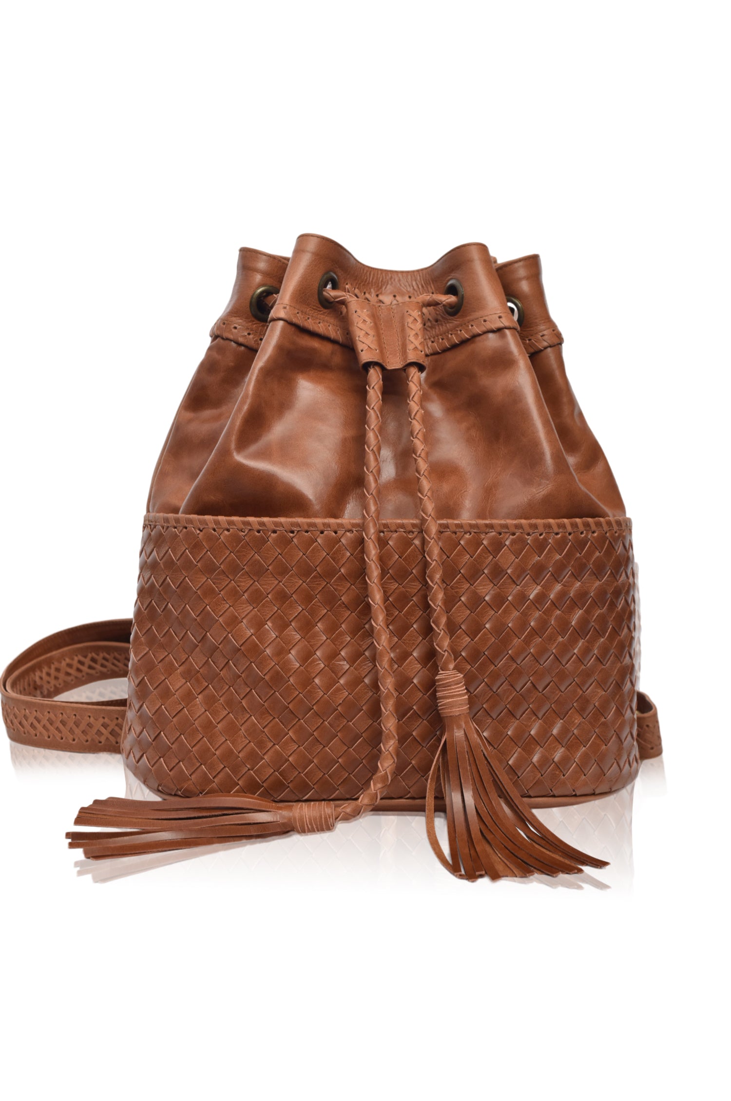 Ocean Alley Convertible Leather Backpack-4