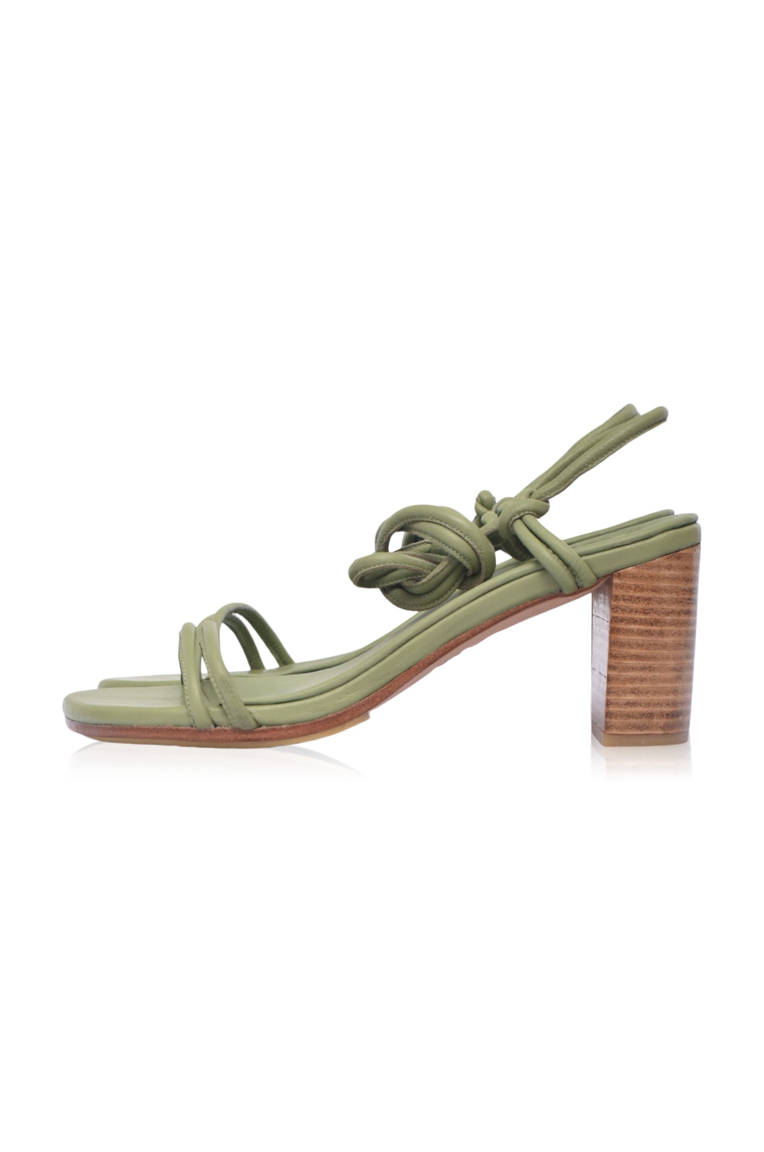 Ophelia Block Heel Wrap Sandals-6