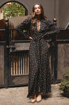 Poeme Long Sleeve Maxi Dress