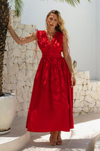 Rafina Goddess Cotton Maxi Dress