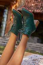 Rising Mara Leather Heel Booties-0