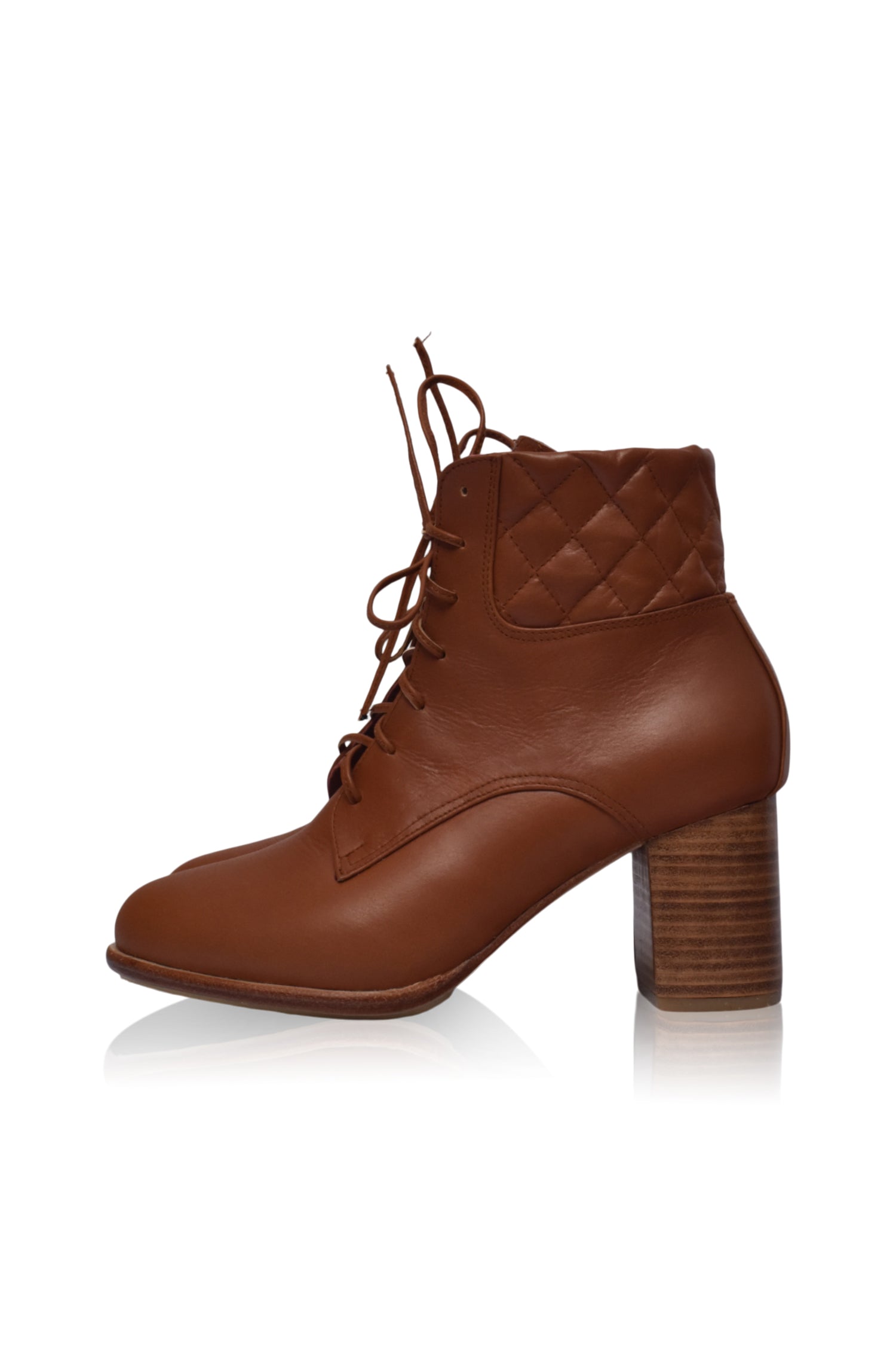 Rising Mara Leather Heel Booties-5