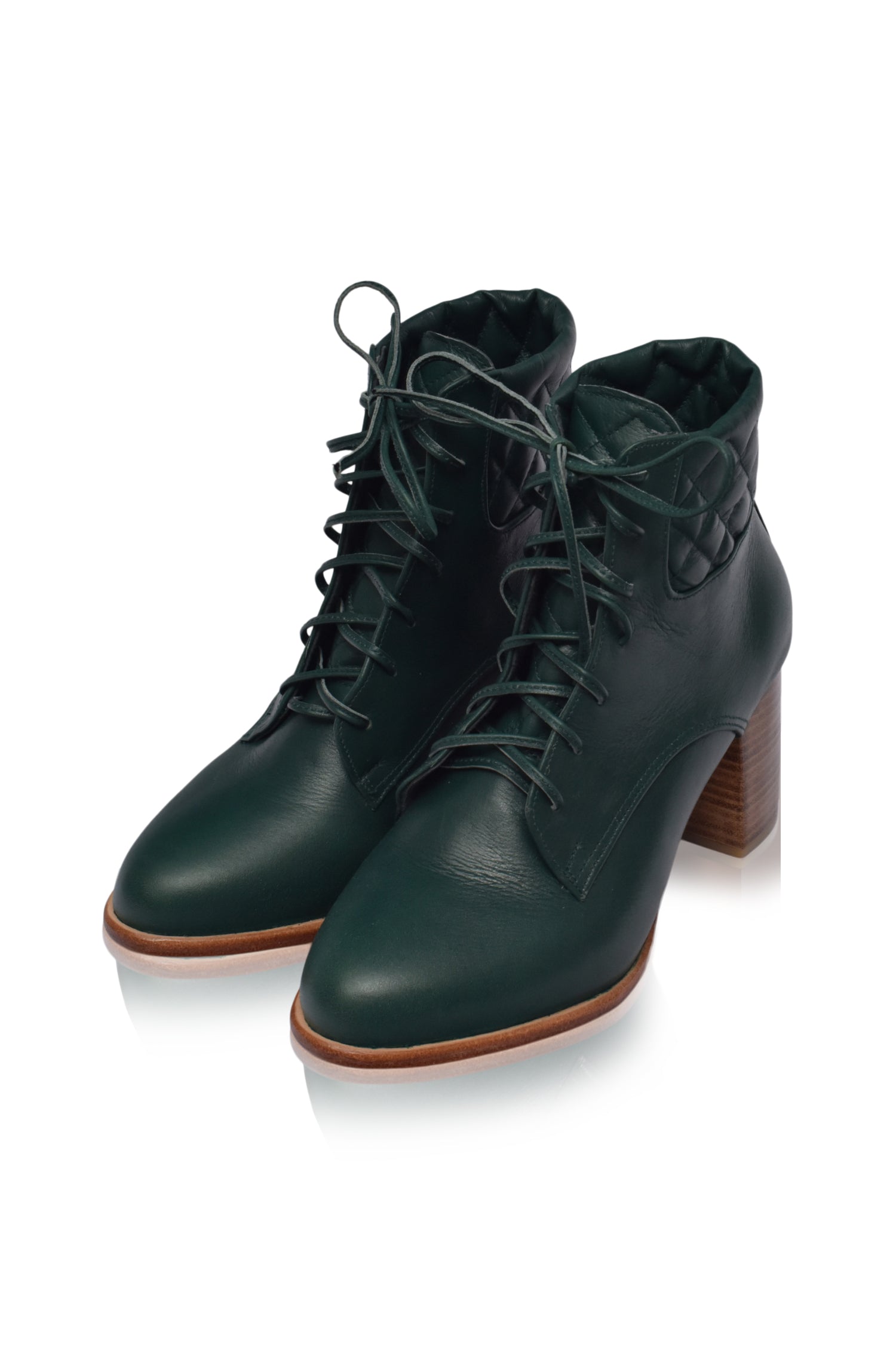 Rising Mara Leather Heel Booties-3