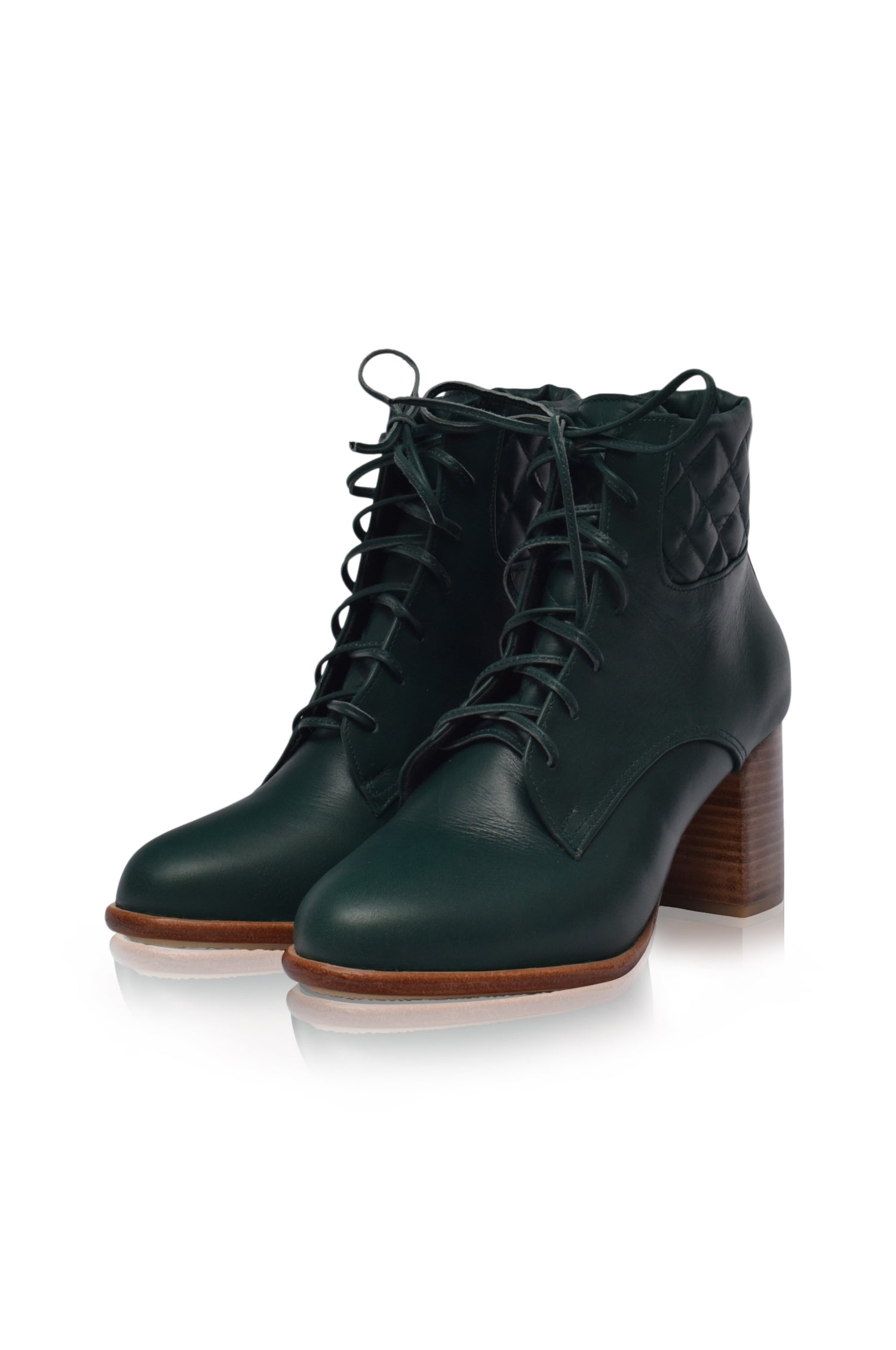 Rising Mara Leather Heel Booties-4