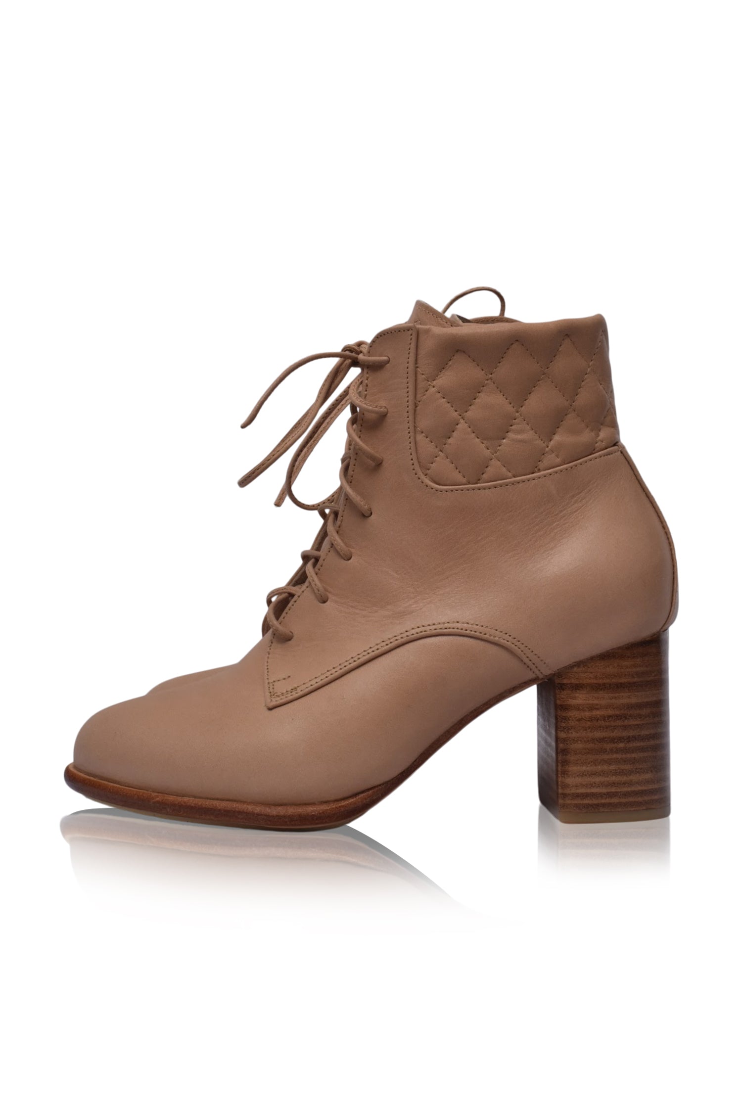 Rising Mara Leather Heel Booties-6