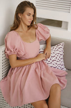 Strawberry Fields Puff Sleeve Mini (Sale)