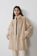 Meteor Variations Sable Fur Coat Women-0