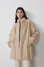 Meteor Variations Sable Fur Coat Women-0
