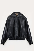 Fireladyfur Women's Retro Work Jacket in Waxed Leather "Fashionable Luke"-5