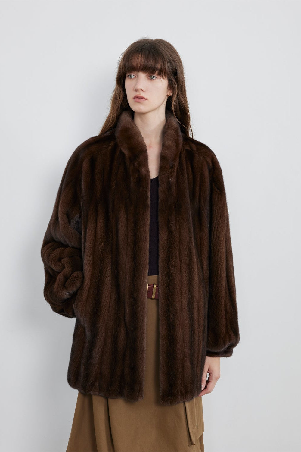 Meteor Variations Sable Fur Coat Women-2
