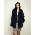 Firelady Fur Imported Kopenhagen Purple-Label Female Mink Full-Skin Woven V-Neck Fur Coat “Fairy Mountain Dew”-5