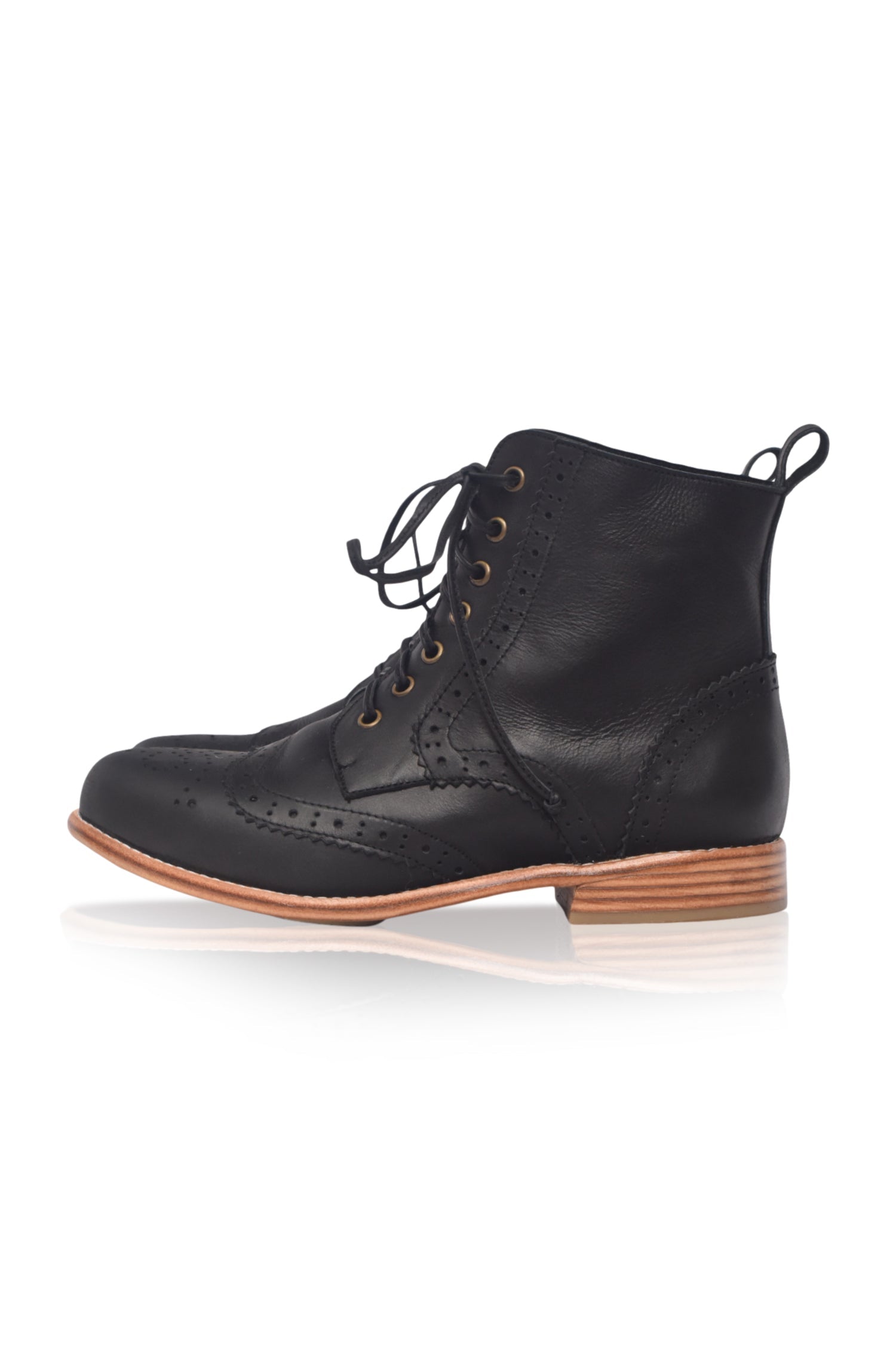 Salstice Brogue Leather Boots-6