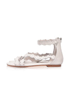 Salty Sea Criss Cross Leather Sandals-1