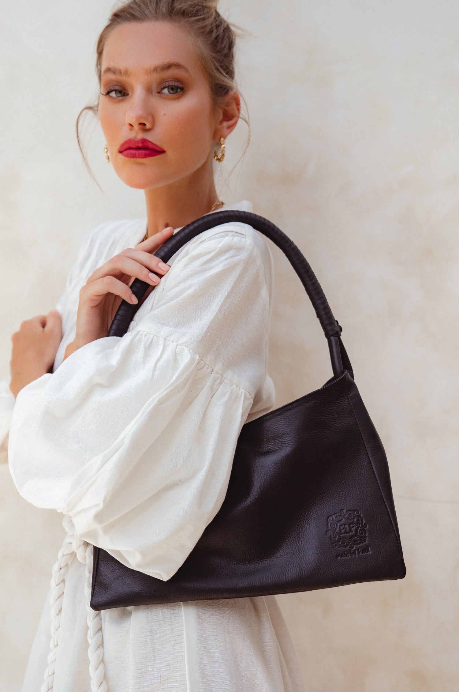 Santa Cruz Leather Shoulder Bag-0