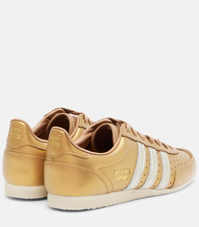Adidas Japan metallic leather sneakers