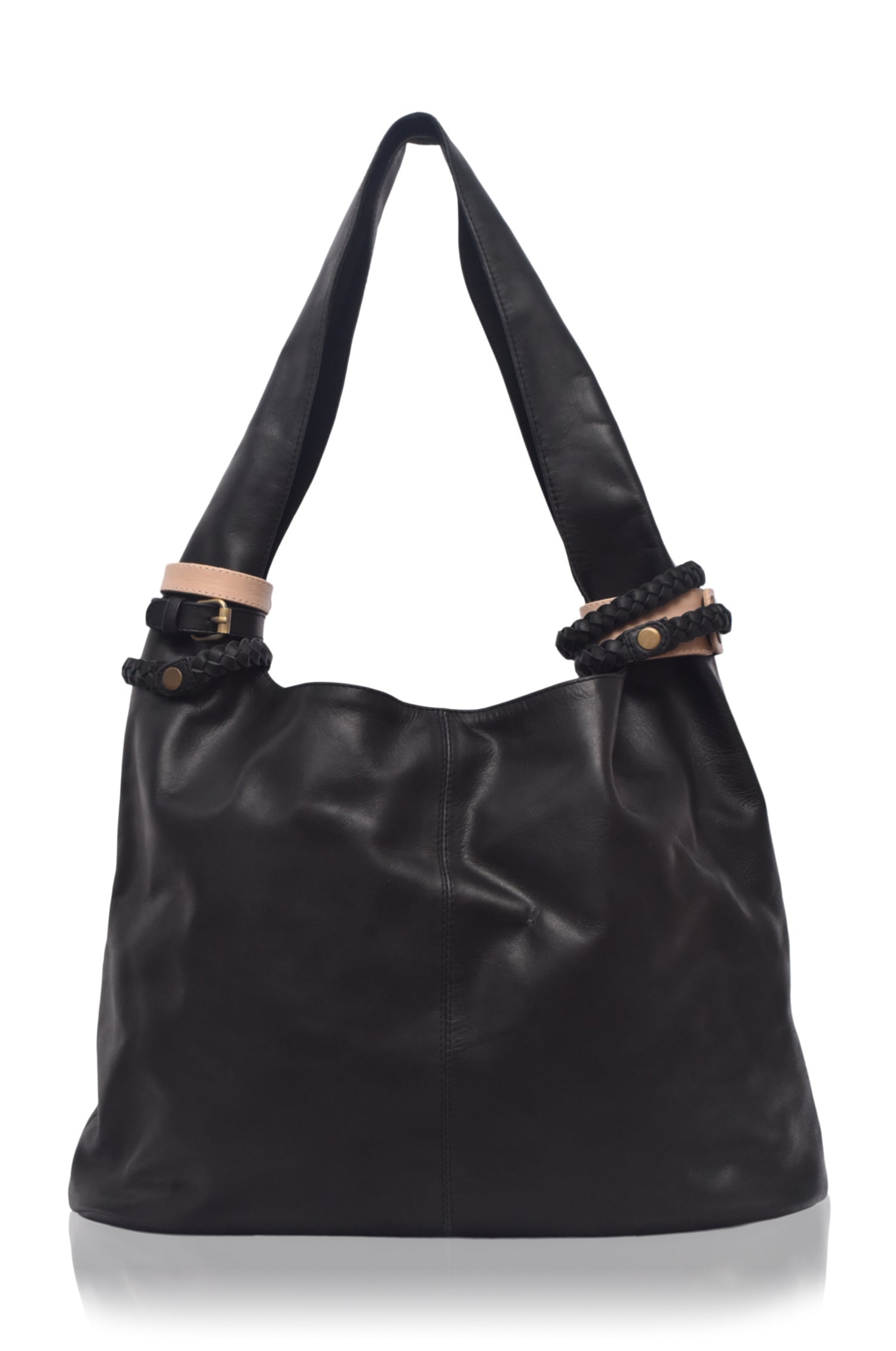 Serendipity Slouchy Leather Tote Bag-1