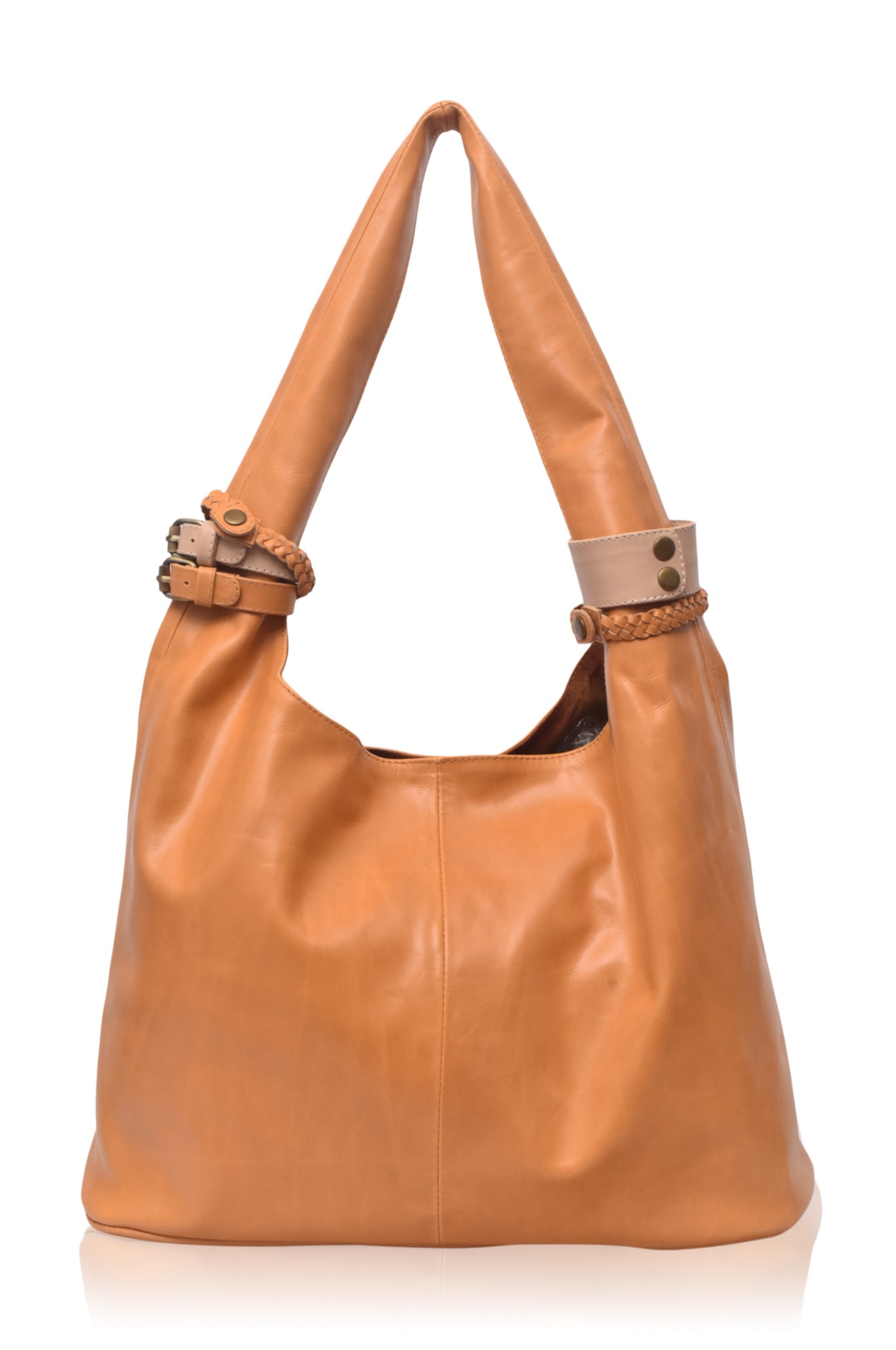 Serendipity Slouchy Leather Tote Bag-2