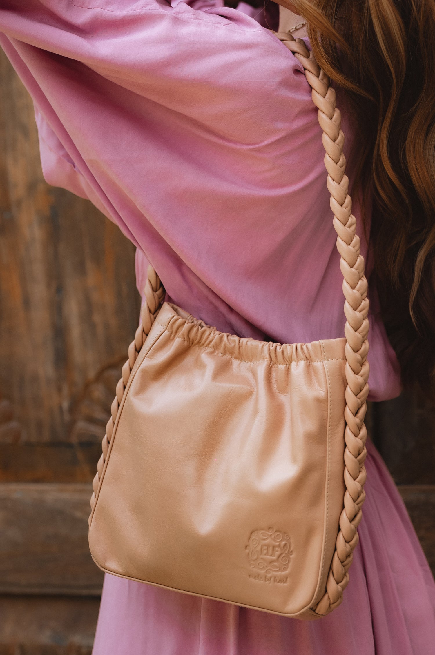 Sivuple Leather Shoulder Bag-0