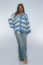 Soft Wind Oversized Button Down Cardigan