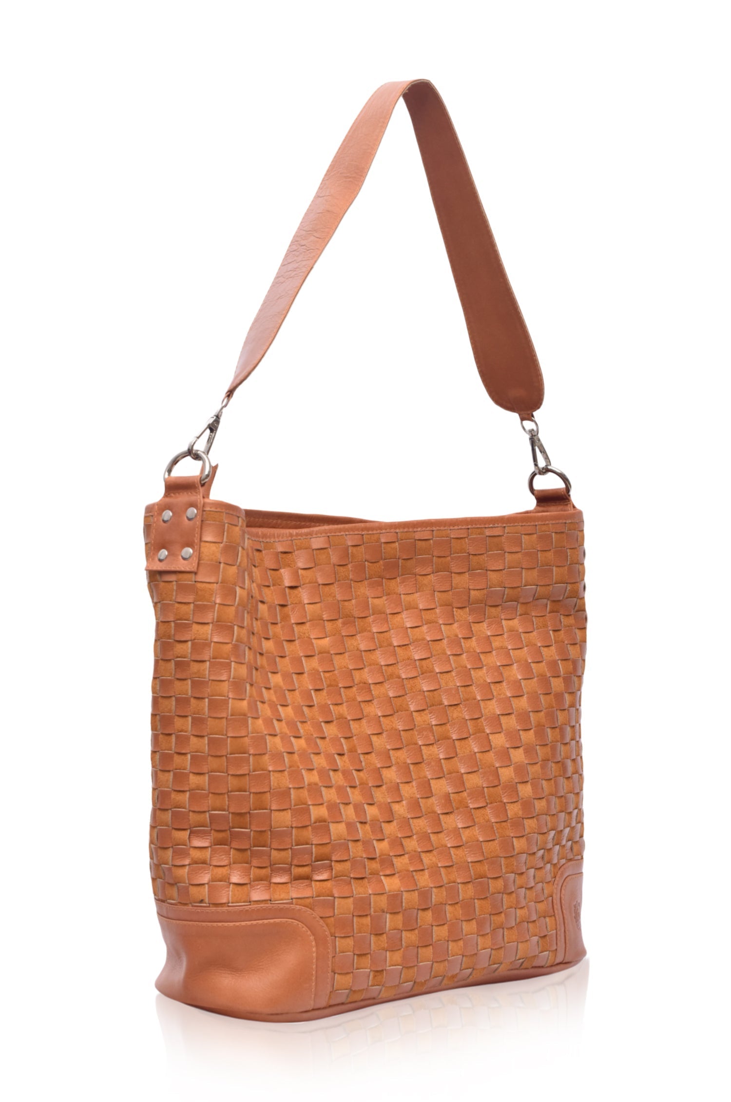 Soho Lane Woven Leather Shoulder Bag-2