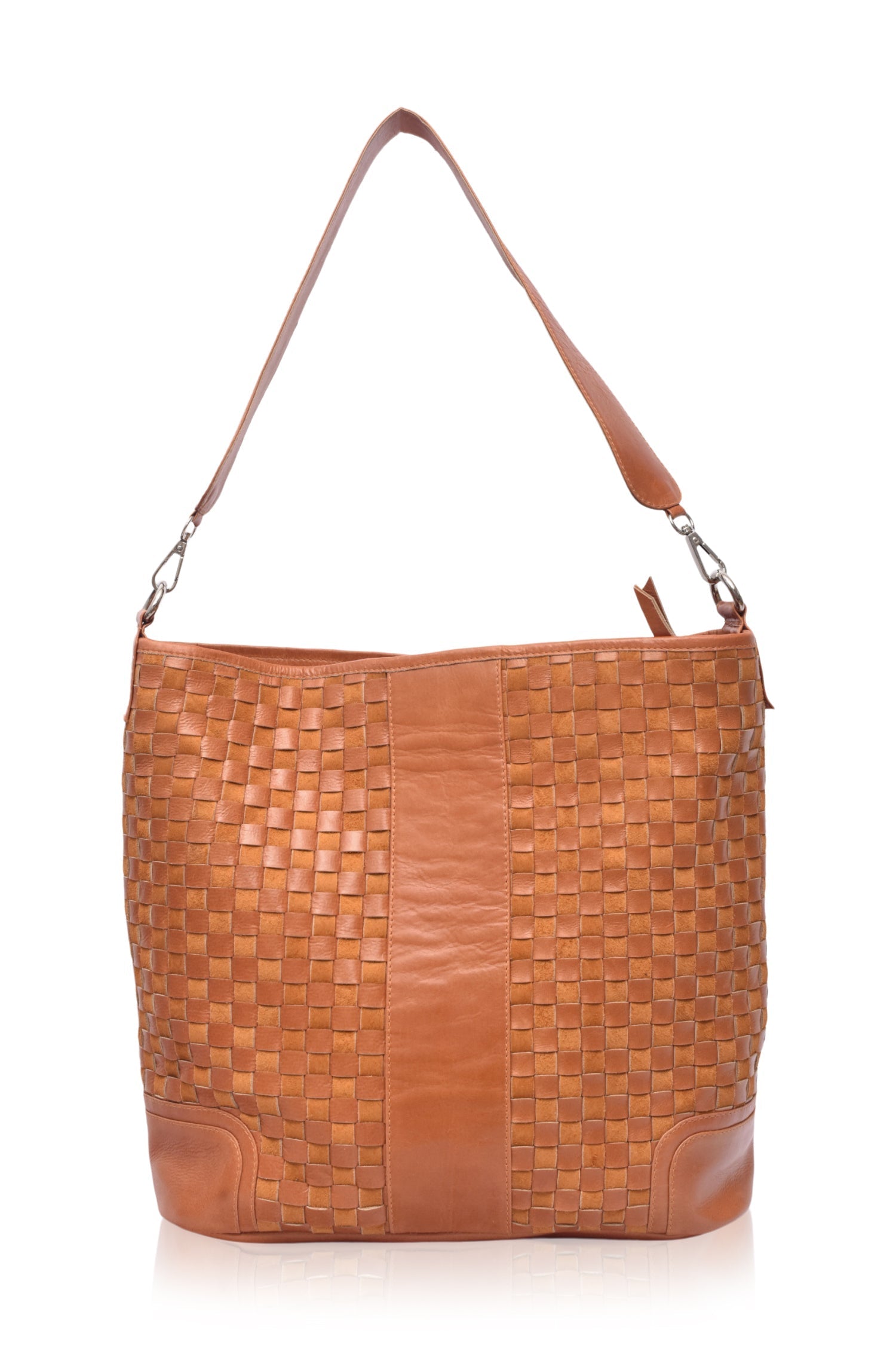 Soho Lane Woven Leather Shoulder Bag-3