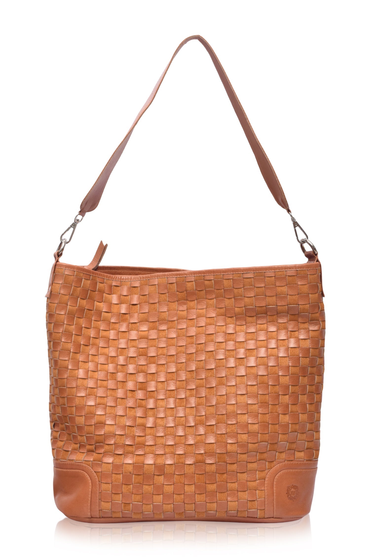 Soho Lane Woven Leather Shoulder Bag-1
