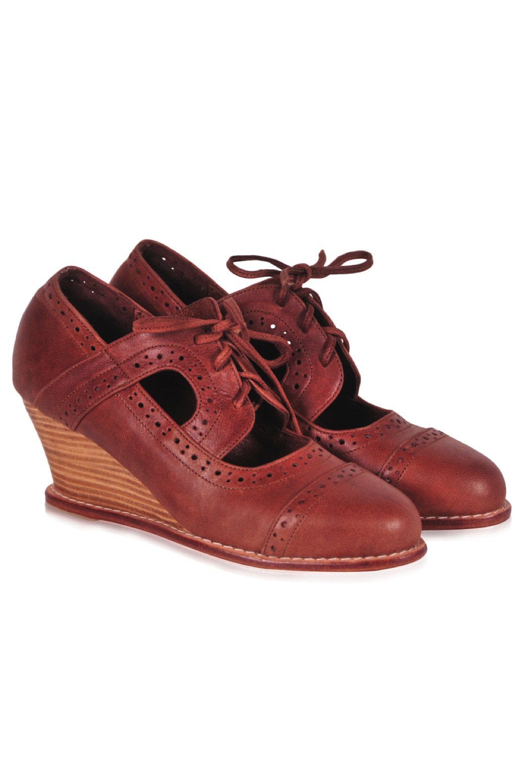 Stockholm Oxford Wedges-4