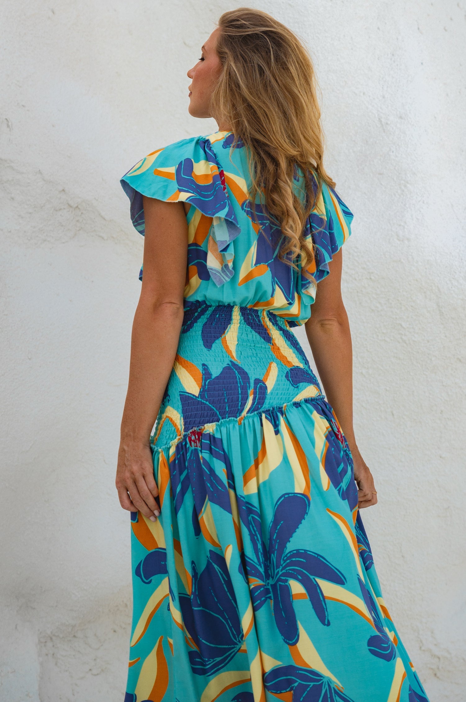 Sunshine Bohemian Midi Dress (Sale)
