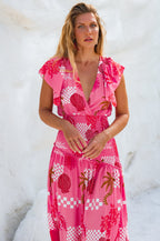 Sunshine Bohemian Midi Dress (Sale)