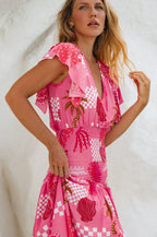 Sunshine Bohemian Midi Dress (Sale)