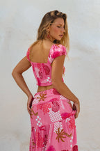 Tropicana Summer Cropped Top (Sale)