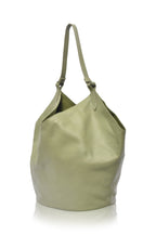 Tulip Medium Leather Tote Bag-3
