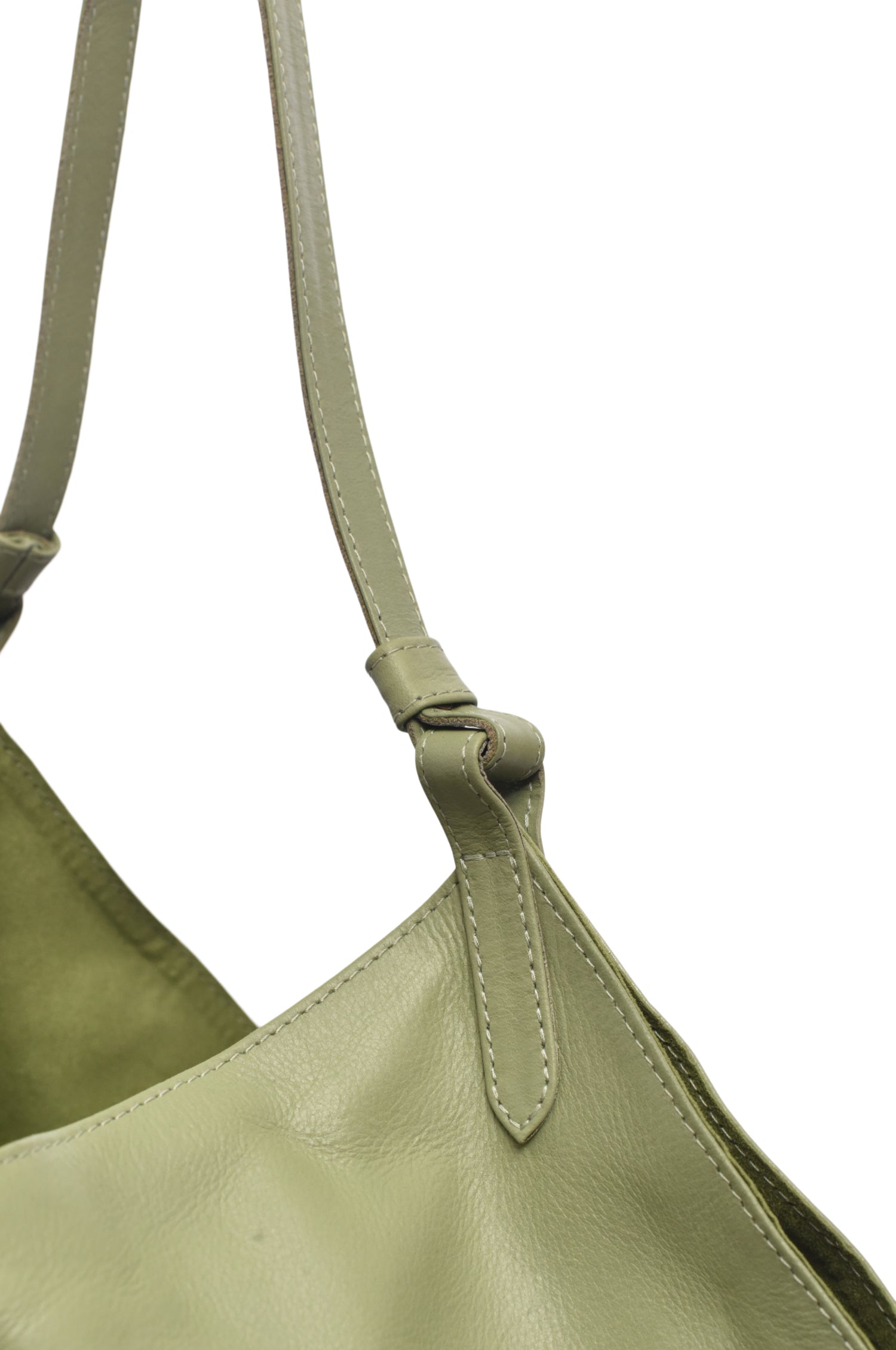 Tulip Medium Leather Tote Bag-4